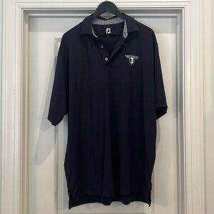 Foot Joy navy blue short sleeve golf shirt